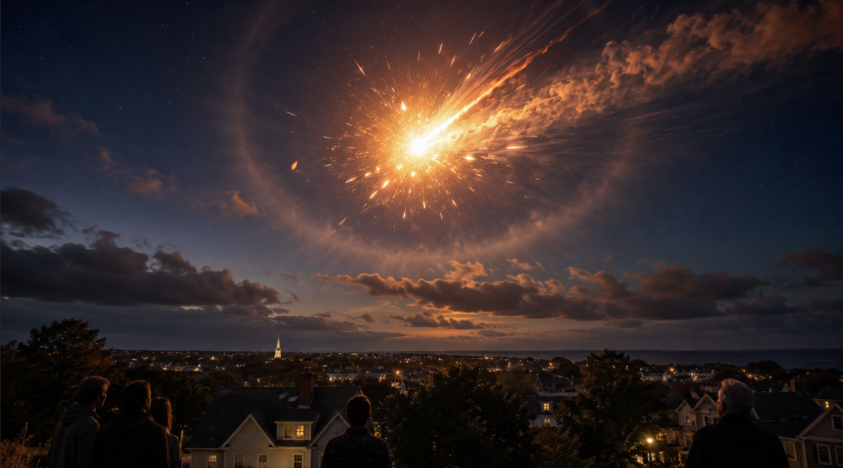 Meteor Explodes Over Massachusetts with Force of 300 Tons of TNT