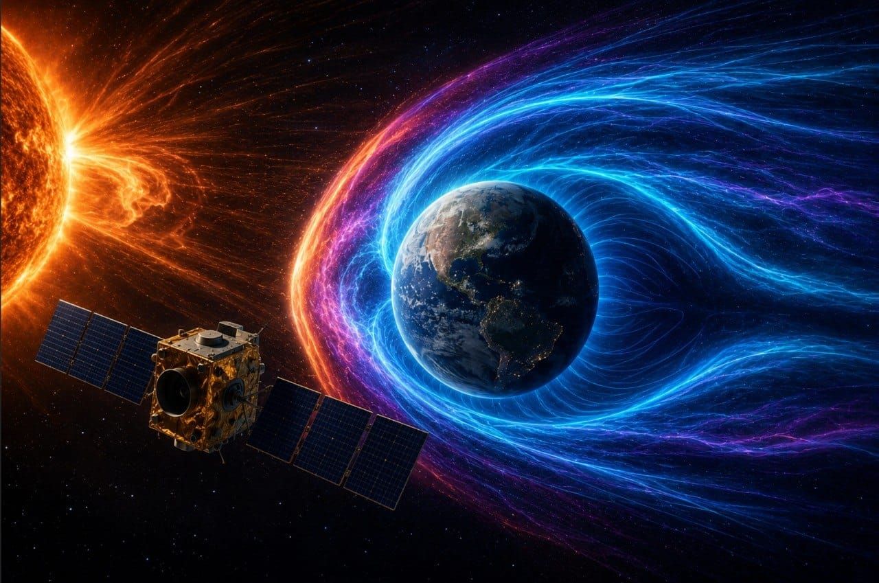 SMILE Captures First X-Ray Portrait of Earth's Magnetic Shield