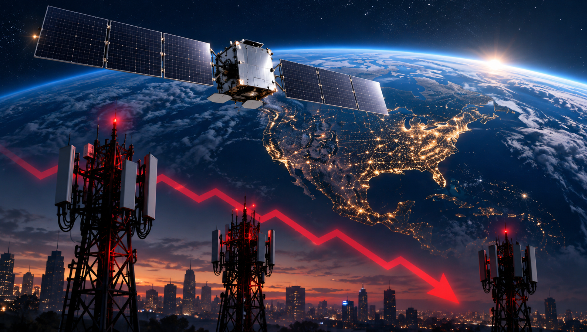 Telecom Stocks Plunge After SpaceX’s $8 Billion Spectrum Deal