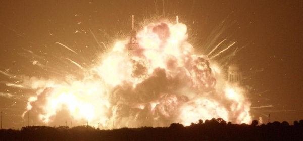 Blue Origin's New Glenn Explodes During Static Fire Test at Cape Canaveral