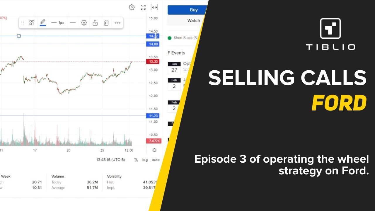 Ford Week 3 - Selling Another Call Option