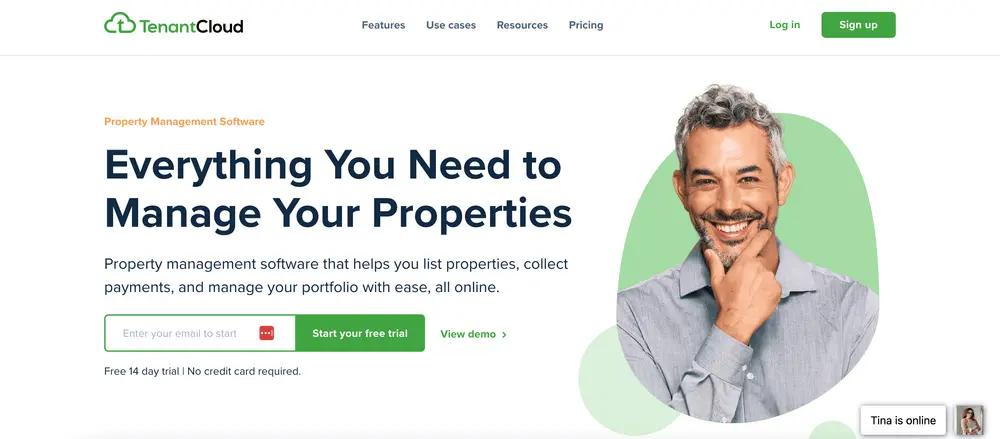 TenantCloud homepage