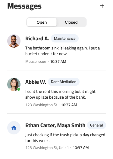Tenant Communication