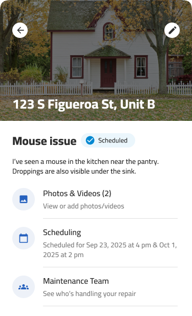 Maintenance & Repairs