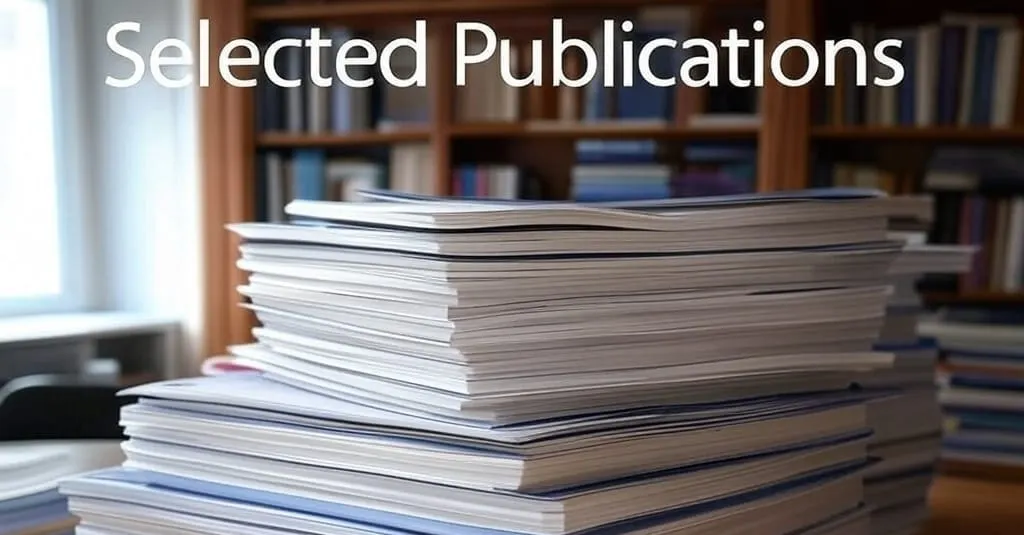 Selected Peer Review publications