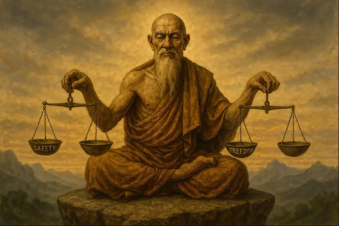 Safety or Freedom? Time or Eternity?