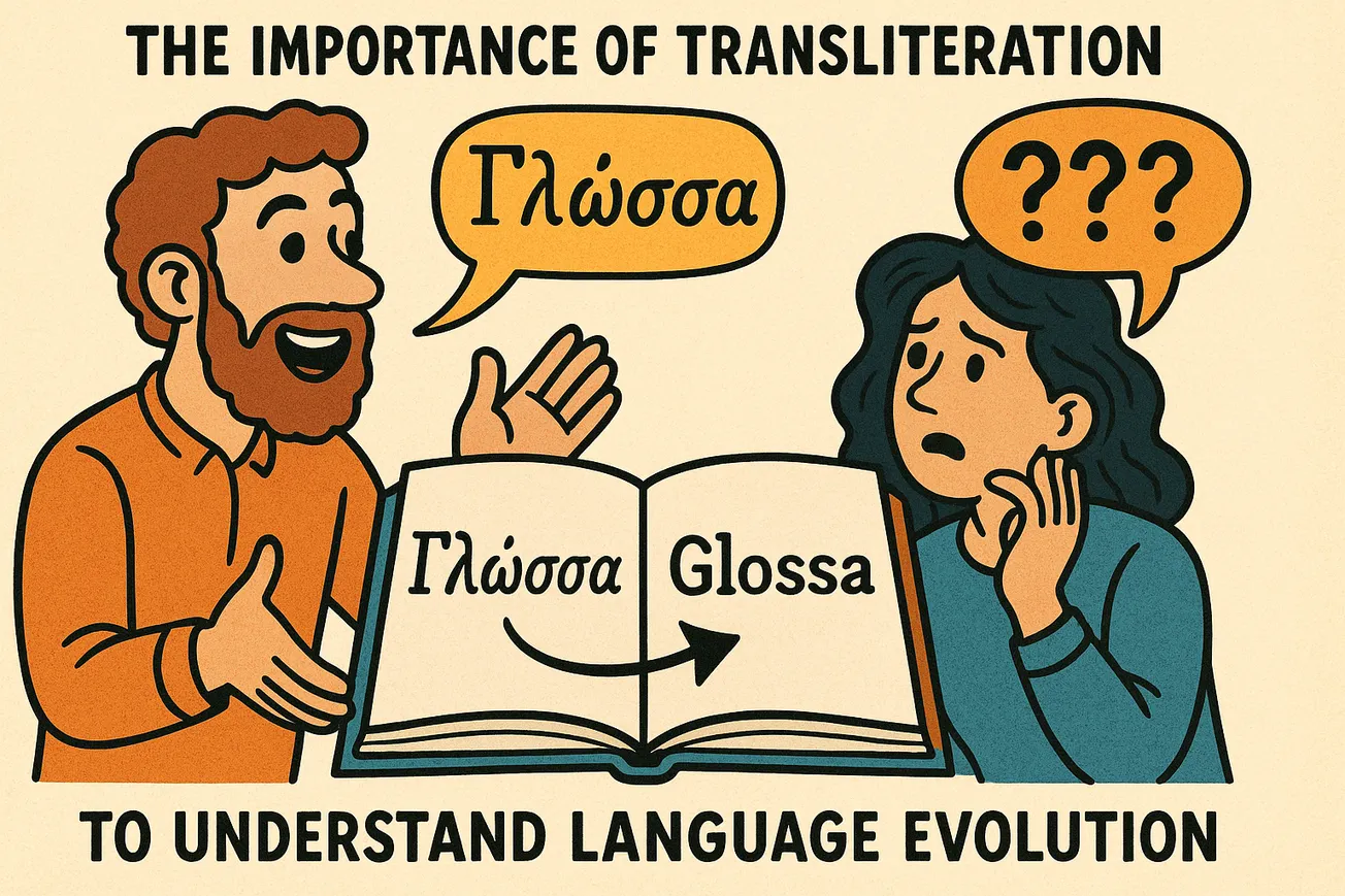 Transliteration in not translation – but is the "key" to understand language