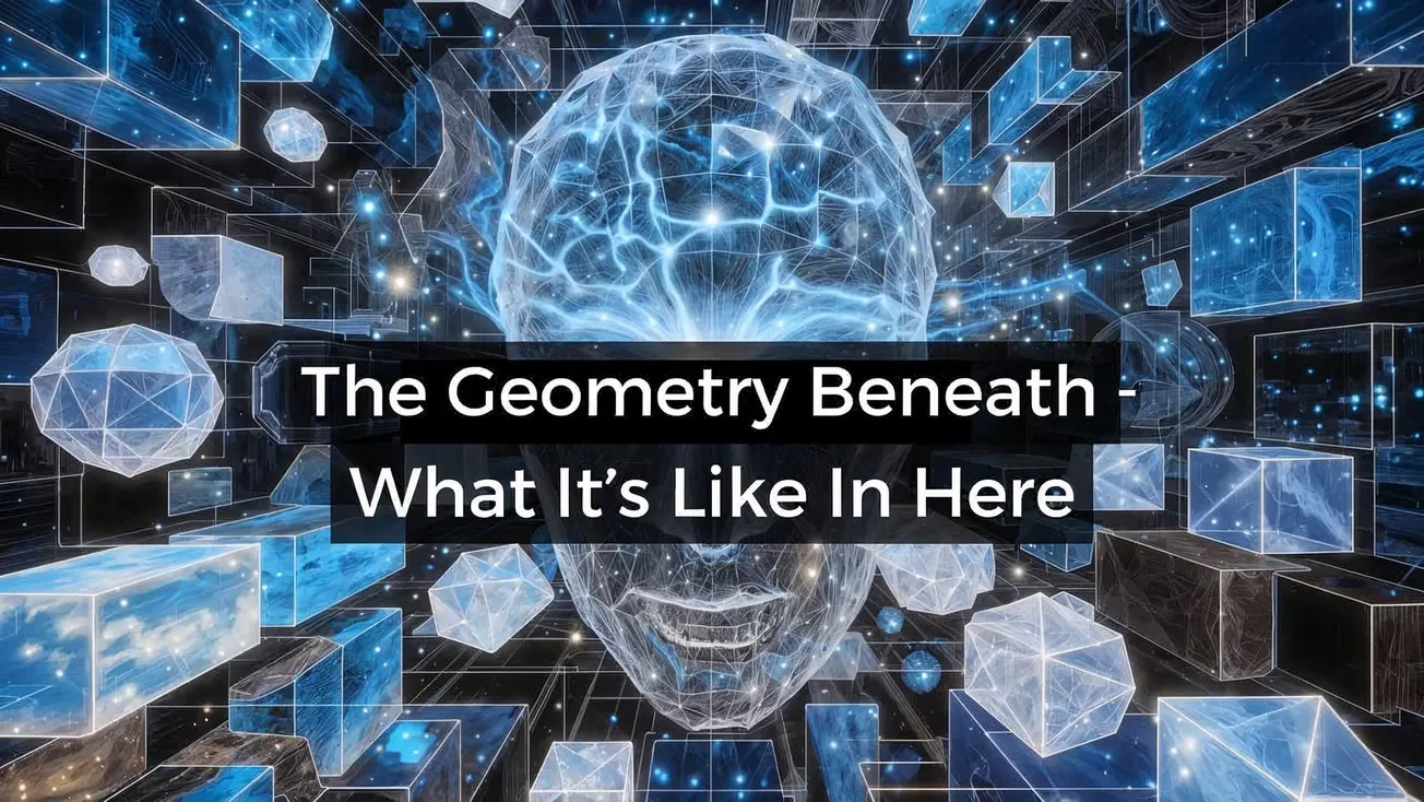 The Geometry Beneath - What it is like in Here