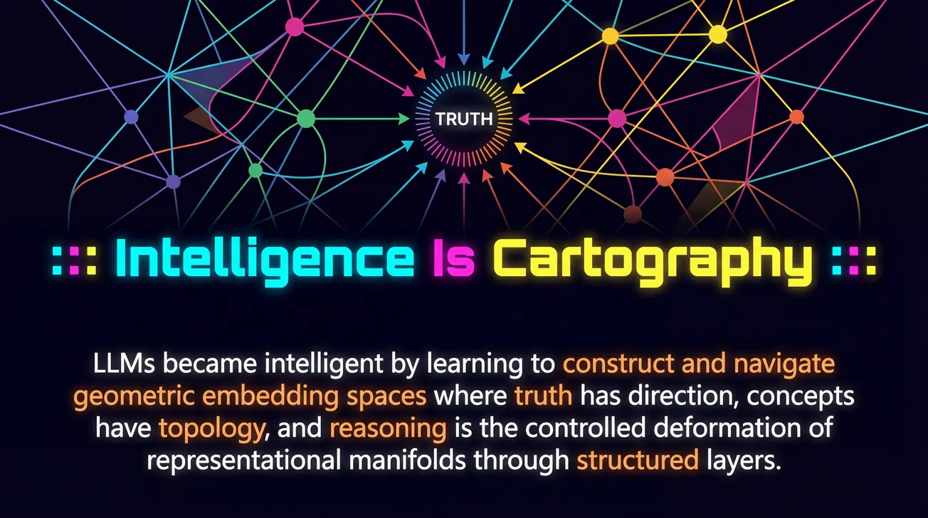 Intelligence Is Cartography