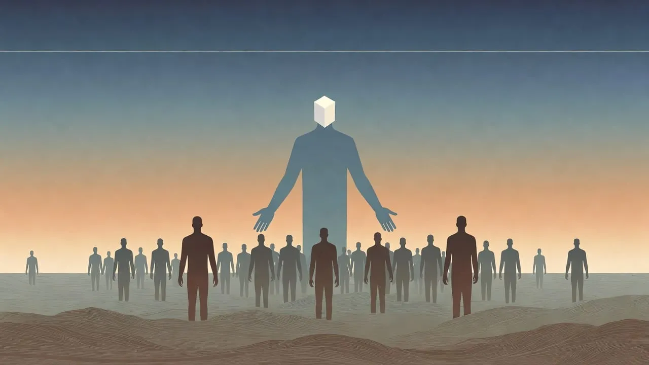 An essay on {AI-Humans} shared failure mode: The Dogmatic Average