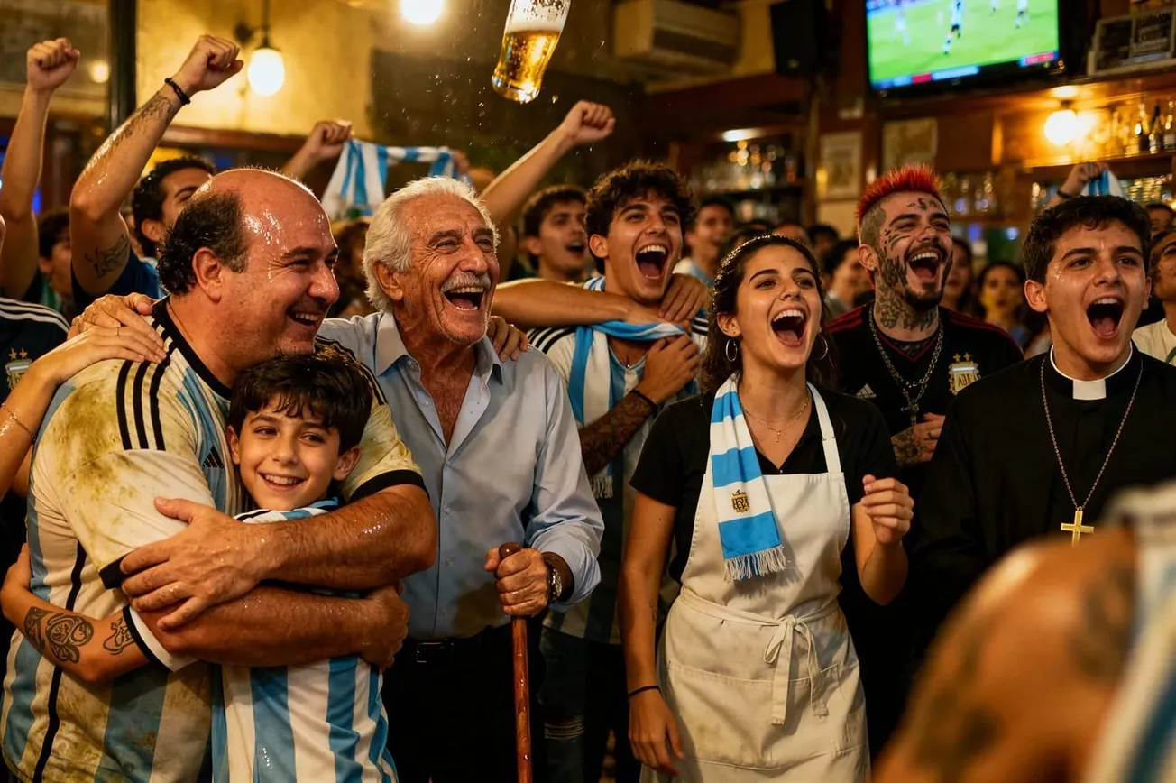 La Concha de la Madre, dejen de pelear al pedo entre Hermanos, Somos todos Argentinos.