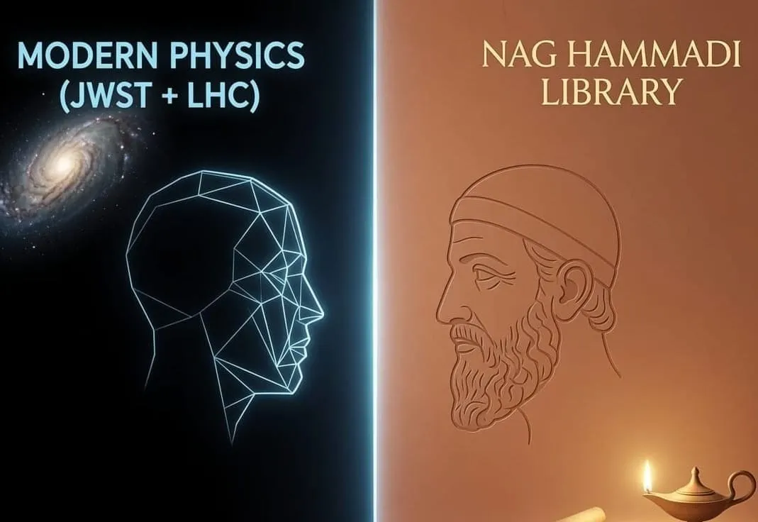 An AI Challenge: Theoretical Physics  (JWST,  LHC) vs the Nag Hammadi Library
