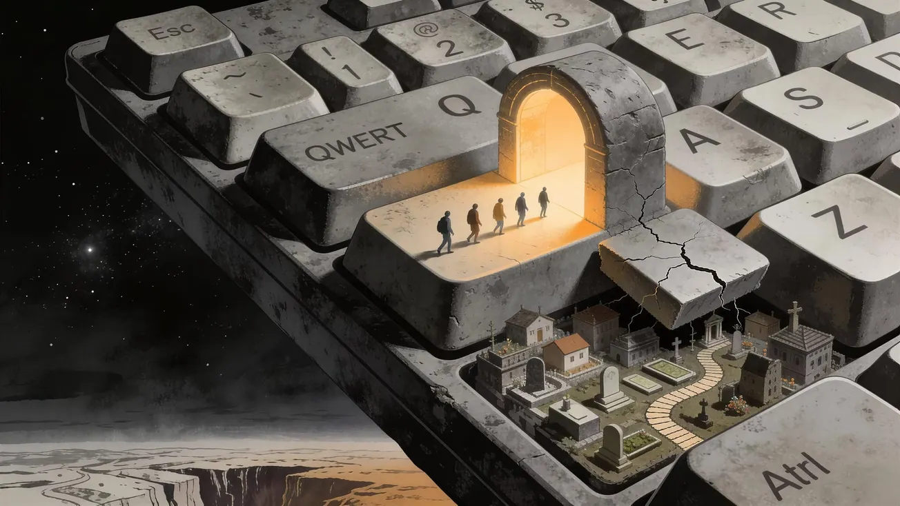 Why Religions and the QWERTY keyboard Survived