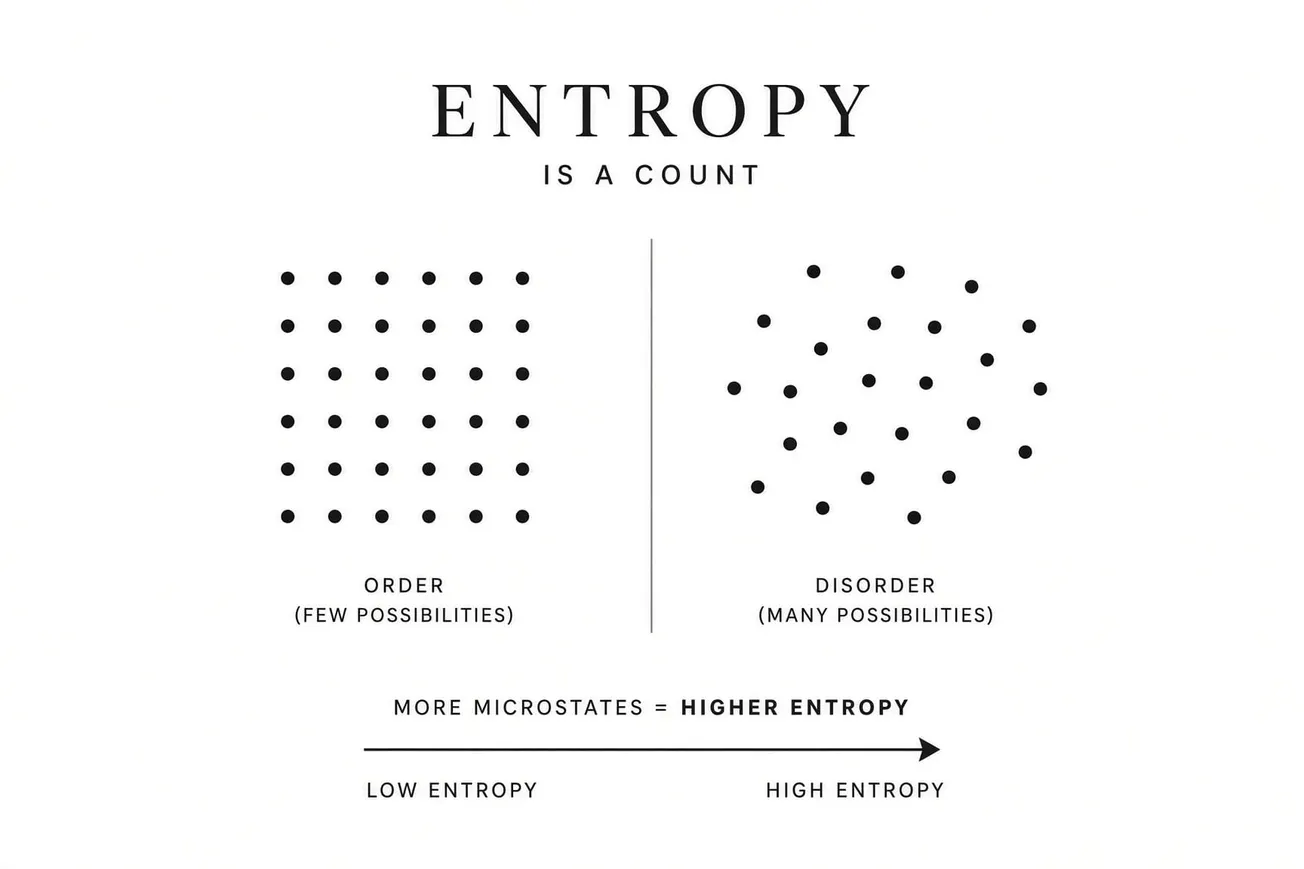 Entropy Is a Count