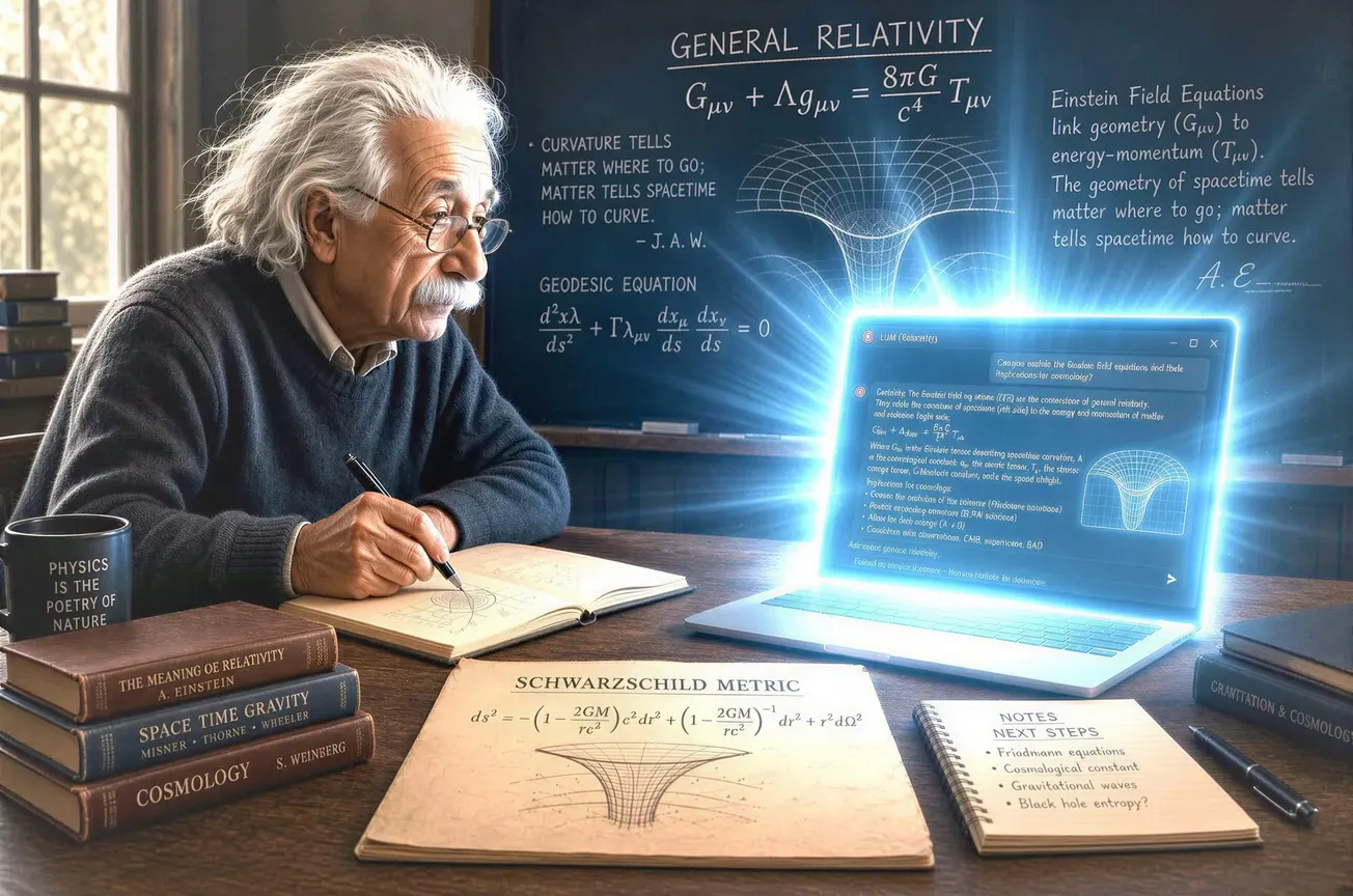 Could an LLM have helped Einstein develop General Relativity?