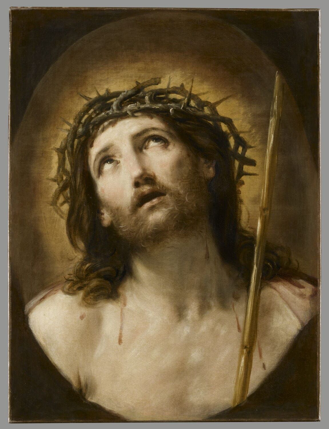 « Ces visages aux yeux implorant le ciel », Guido Reni di sua mano