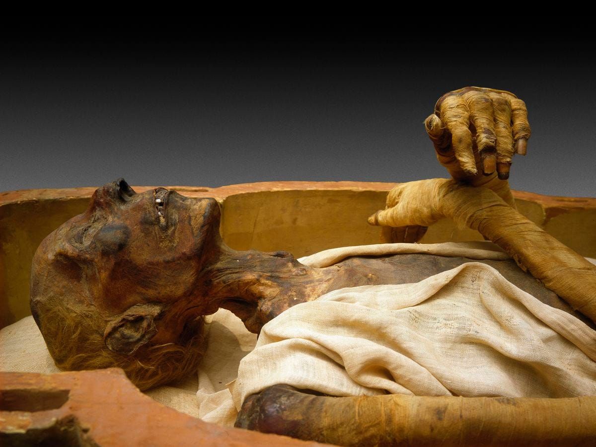 Ce tableau contient peut-être une momie : l'affaire d'un macabre brun.