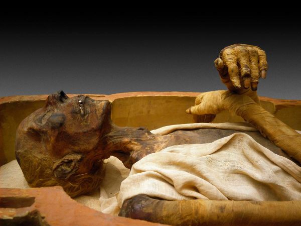 Ce tableau contient peut-être une momie : l'affaire d'un macabre brun.