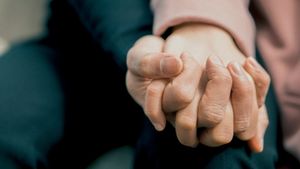 photo of holding hands