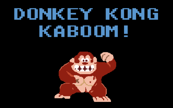 Intro Screen for Donkey Kong Kaboom