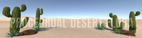 Houdini Desert Flora - Open Sourced HDAs