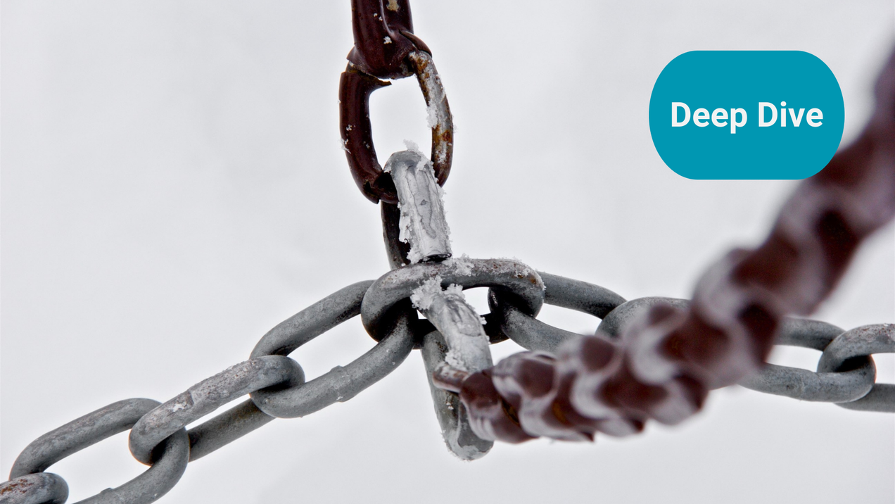 Only as strong as the weakest link in the supply chain