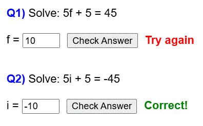 Two-step equations worksheet