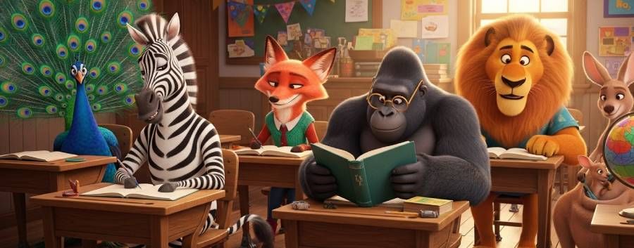 Animal school seating plan