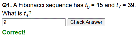 Fibonacci sequences worksheet