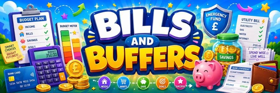 Bills and Buffers - financial literacy maths activity