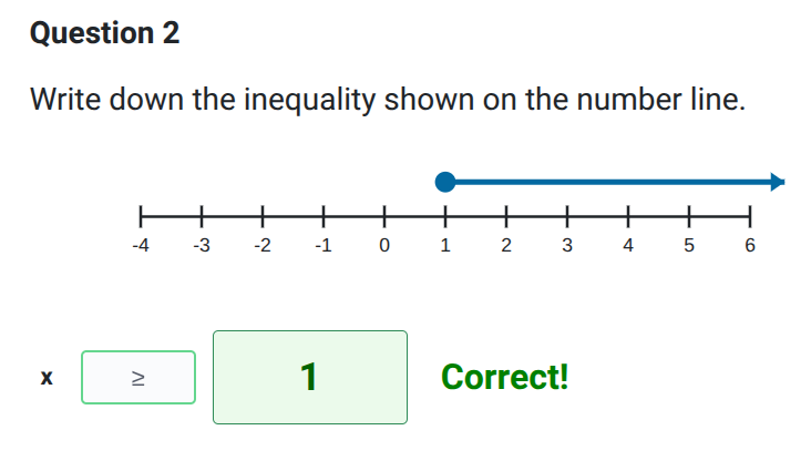Inequalities worksheet