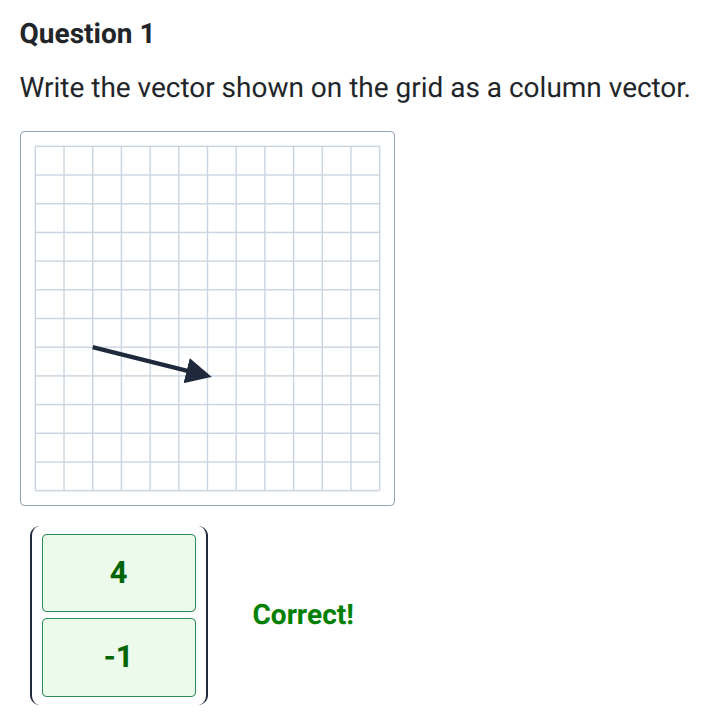 Vectors worksheet