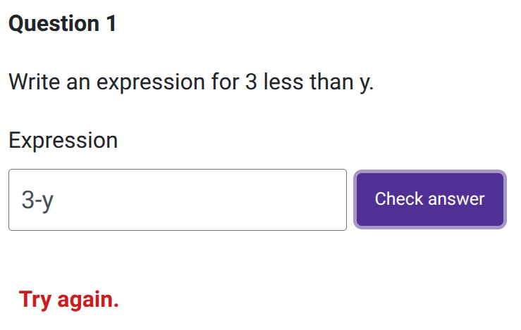 Forming Algebraic Expressions and Equations worksheet