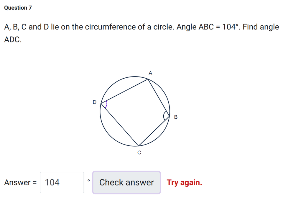 Circle theorems worksheet