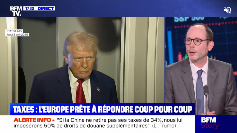 Interview BFMTV : "Chute des bourses, comment réagir ?" image de l'article