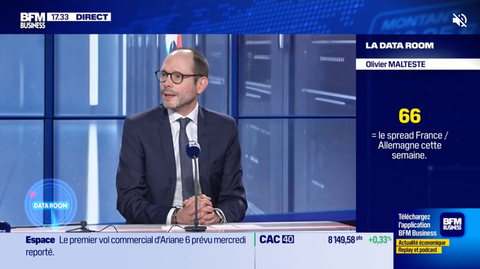 [La Data Room] Découvrez le passage d'Olivier Malteste sur BFM Business