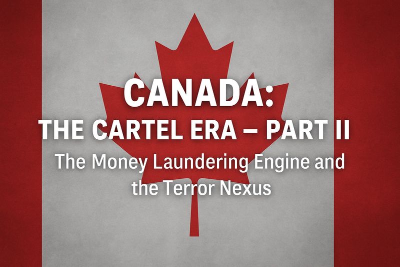 Canada: The Cartel Era – Part II - The Money Laundering Engine and the Terror Nexus