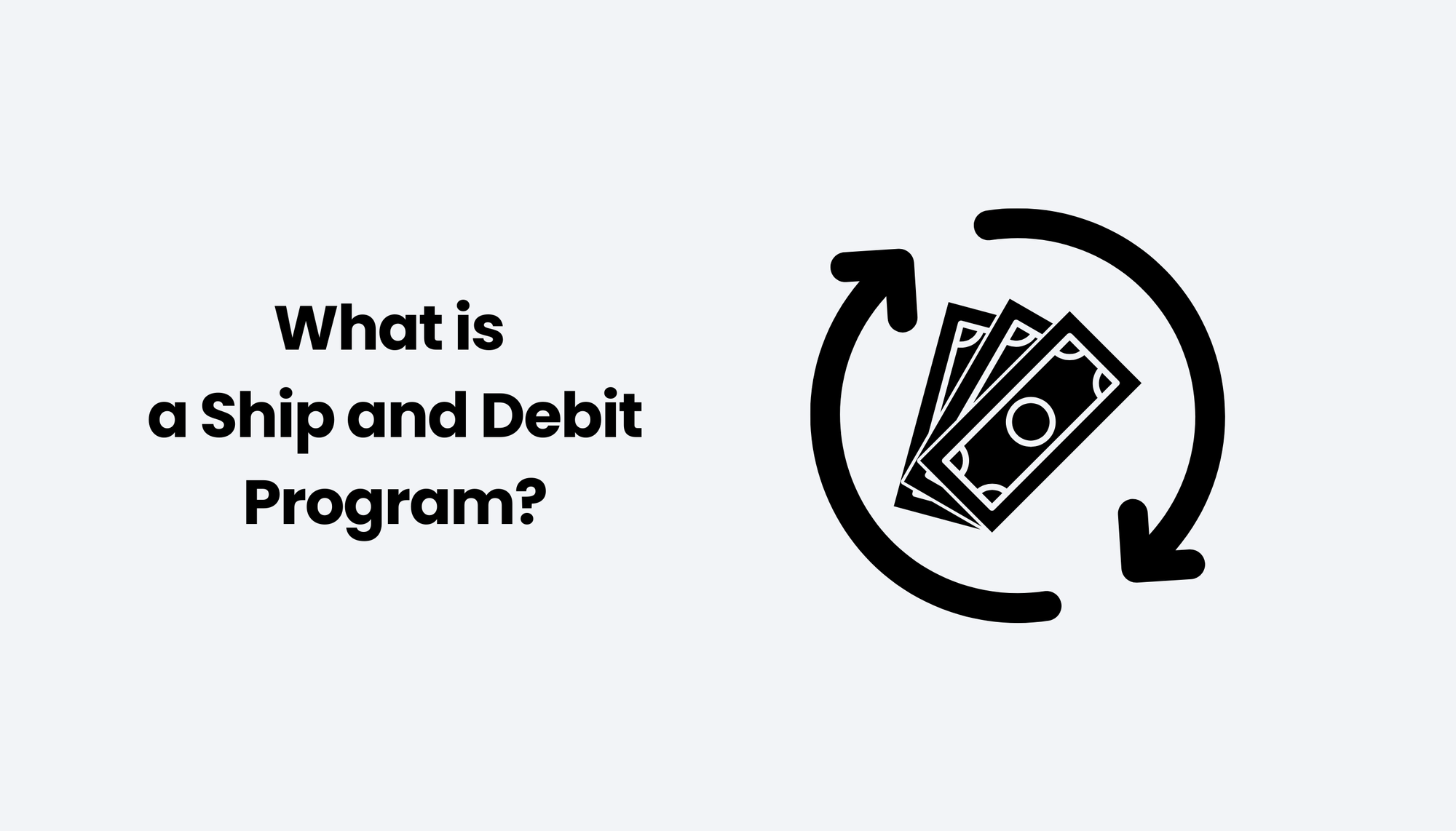 What is a Ship and Debit Program?