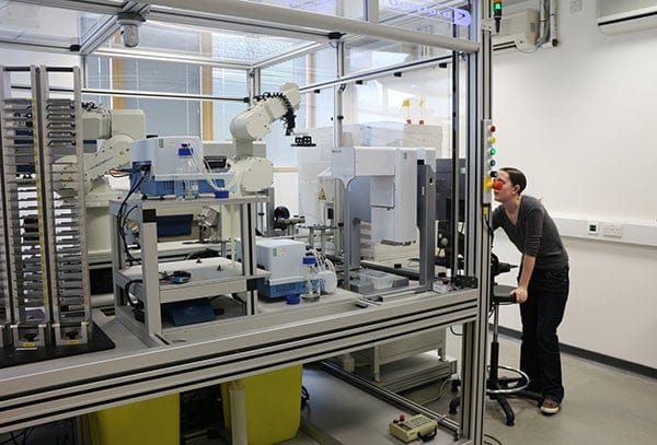 Automated testing robotics