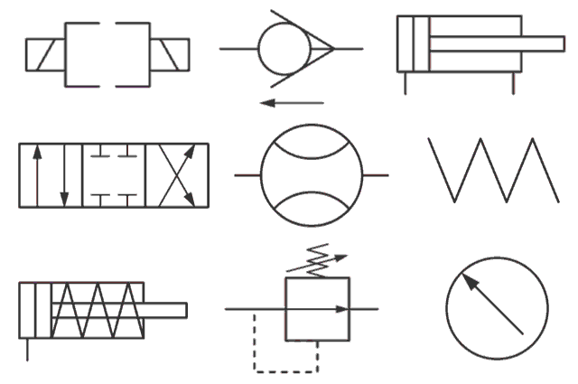 A guide to common hydraulic symbols