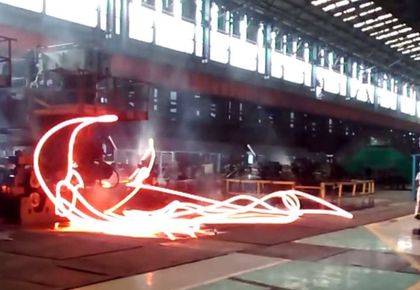 Extreme manufacturing danger: the steel mill cobble