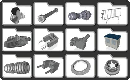 Fed up with modeling parts from scratch? Use a CAD library