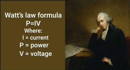 What is Watt's law?