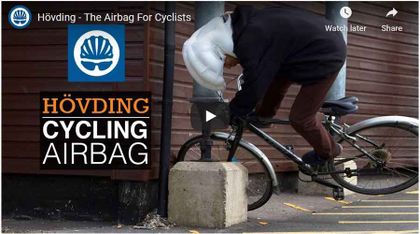 Video of the Day: Hovding Airbag Bike Helmet