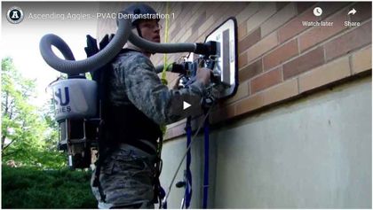 Video of the Day: Want to climb a wall like SpiderMan? PVAC System