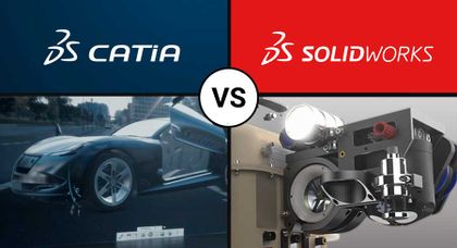 CATIA vs SOLIDWORKS: 4 Major reasons to choose one over the other