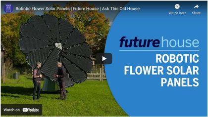 Video of the Day: Flower Solar Panels