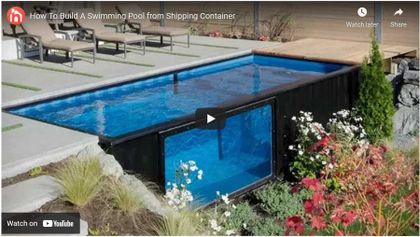 Video of the Day: Shipping Container Pools