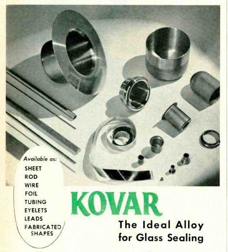 What is Kovar, and where is it used?