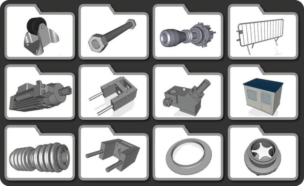 Fed up with modeling parts from scratch? Use a CAD library